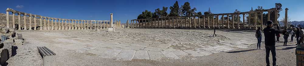 222 - Jordania - Jerash - Foro o Plaza Ovalada